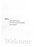 BenQ T701 User Manual preview