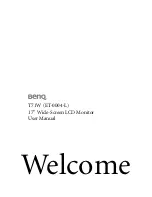 Предварительный просмотр 1 страницы BenQ T71W ET-0004-L User Manual