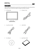 Предварительный просмотр 4 страницы BenQ T71W ET-0004-L User Manual