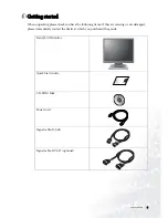 Preview for 5 page of BenQ T904 User Manual