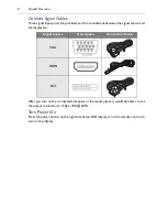 Preview for 8 page of BenQ TL240C User Manual