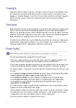 Preview for 2 page of BenQ V Series User Manual