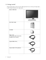 Preview for 4 page of BenQ V2400W User Manual