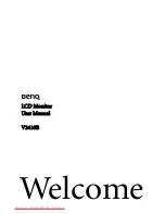 BenQ V2410B User Manual preview