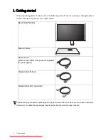 Предварительный просмотр 4 страницы BenQ V2410B User Manual