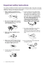 Preview for 4 page of BenQ V6000 User Manual