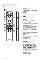 Предварительный просмотр 10 страницы BenQ V6000 User Manual