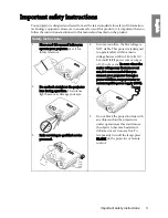 Preview for 3 page of BenQ W1060 User Manual