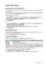 Preview for 49 page of BenQ W1110s User Manual