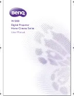 BenQ W1300 User Manual preview