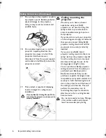 Preview for 6 page of BenQ W1300 User Manual