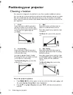 Предварительный просмотр 16 страницы BenQ W1300 User Manual