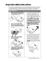 Preview for 3 page of BenQ W1350 User Manual