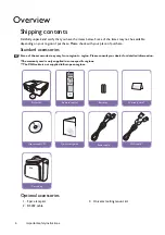 Preview for 6 page of BenQ W1400 User Manual