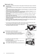 Preview for 52 page of BenQ W1400 User Manual