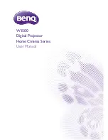 BenQ W1500 User Manual preview