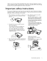 Preview for 5 page of BenQ W1500 User Manual