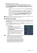 Preview for 27 page of BenQ W1600UST User Manual