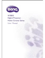 BenQ W3000 User Manual preview