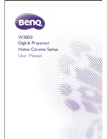 BenQ W3000 User Manual предпросмотр