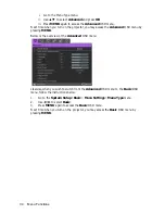 Preview for 34 page of BenQ W3000 User Manual