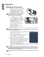 Preview for 24 page of BenQ W600 - 720p DLP Projector User Manual