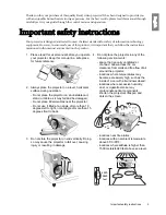 Preview for 3 page of BenQ W6000 - DLP Projector - HD 1080p User Manual