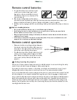 Preview for 7 page of BenQ W7000+ User Manual