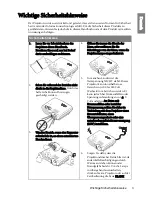 Предварительный просмотр 3 страницы BenQ W703D (German) Benutzerhandbuch