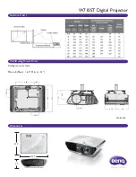 Предварительный просмотр 2 страницы BenQ W710ST Brochure & Specs