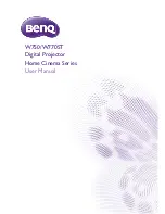 Предварительный просмотр 1 страницы BenQ W750 User Manual