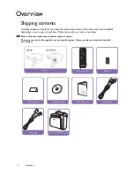 Предварительный просмотр 6 страницы BenQ W750 User Manual