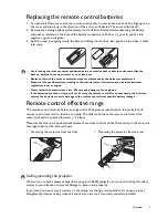 Preview for 7 page of BenQ W750 User Manual