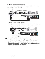 Предварительный просмотр 20 страницы BenQ W750 User Manual