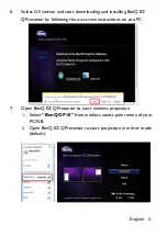 Предварительный просмотр 5 страницы BenQ WDRT8192 Quick Start Manual