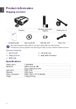 Preview for 5 page of BenQ WI 1000H8060 Installation Manual