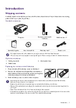 Предварительный просмотр 7 страницы BenQ X12000 User Manual