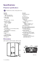 Предварительный просмотр 36 страницы BenQ X12000 User Manual