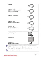 Preview for 7 page of BenQ XL Series User Manual