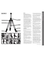 Preview for 2 page of BENRO Travel Angel Series Operating Instructions