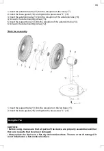 Предварительный просмотр 21 страницы BENRUBI Fan 3 in 1 IZ9007 Instruction Manual