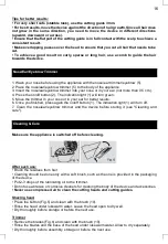 Предварительный просмотр 17 страницы BENRUBI Izzy SK-100 Instruction Manual