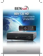 Предварительный просмотр 1 страницы bensat BEN150HD Owner'S Manual