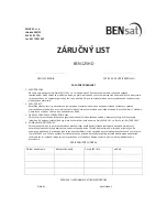 Предварительный просмотр 64 страницы bensat BEN150HD Owner'S Manual