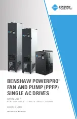 Preview for 1 page of BENSHAW POWERPRO PPFP Series User Manual