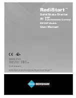 BENSHAW RediStart MX2  SEP User Manual preview