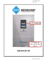 Preview for 21 page of BENSHAW RSi-030-SG-4B Service Manual