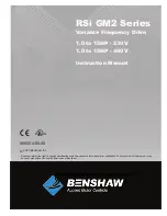 BENSHAW RSi GM2 Series Instruction Manual preview