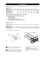 Preview for 6 page of BENSON HEATING LTD RS/UHA2 105 Technical Information, Assembling Instructions, Use And Maintenance