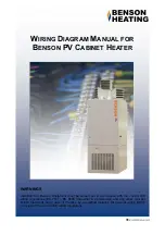 Предварительный просмотр 1 страницы BENSON HEATING PV 145 Wiring Diagram Manual